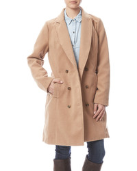 Skies Are Blue Camel Wool Blend Trench