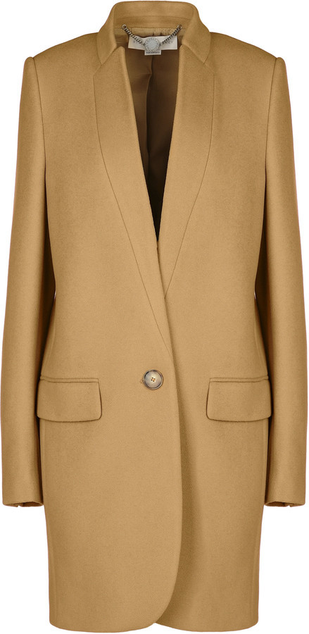 Stella mccartney camel sales coat