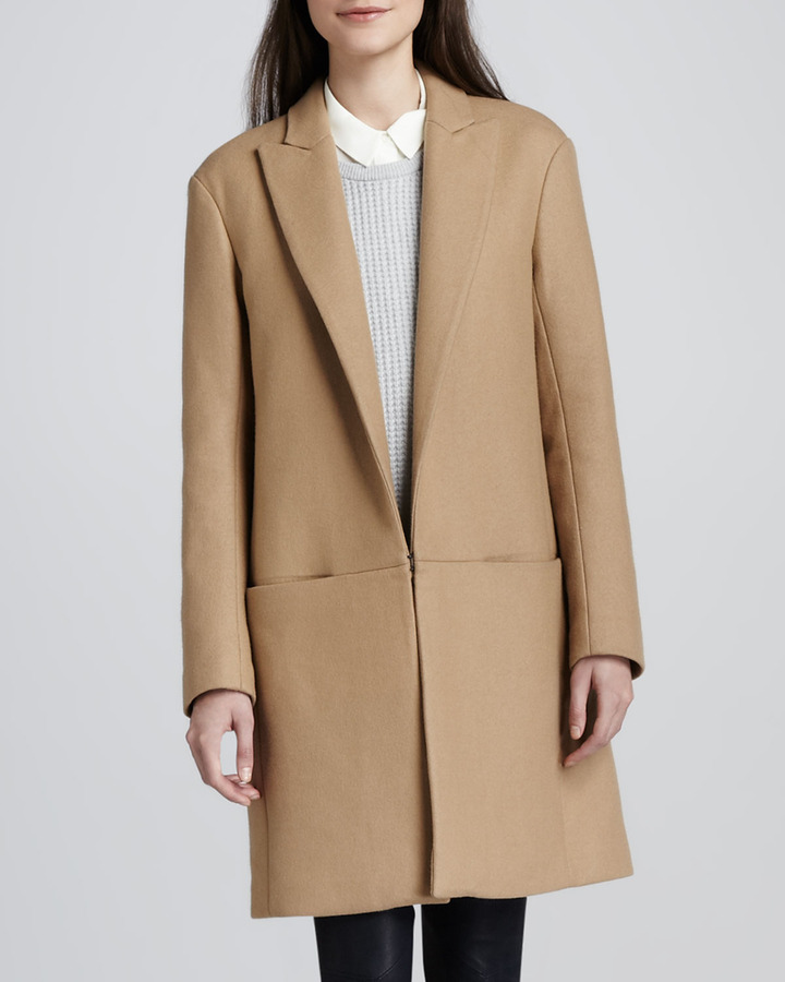 Theory Elibeth Long Overcoat | Where to buy & how to wear