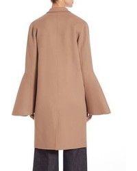 Derek Lam Virgin Wool Bell Sleeve Coat