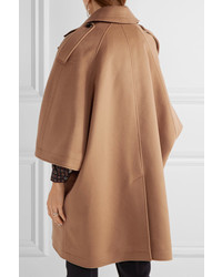Burberry Wool And Cashmere Blend Coat Camel