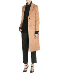 Valentino Wool Coat With Rockstuds