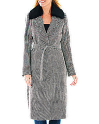 jcpenney Worthington Wool Blend Belted Coat