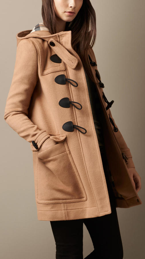 Burberry Brit Straight Fit Duffle Coat | Where to buy & how to wear