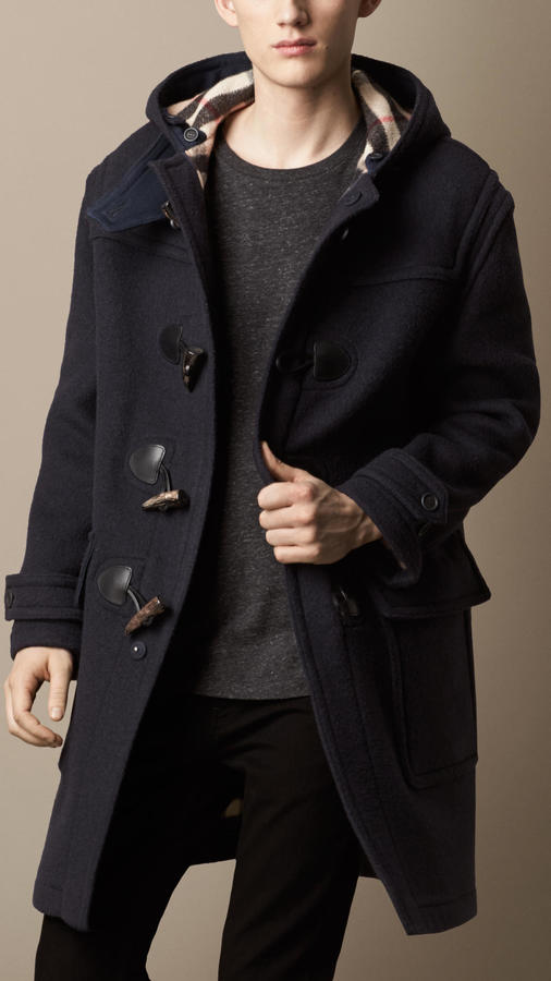 Burberry Oversize Wool Duffle Coat, $1,295 | Burberry | Lookastic