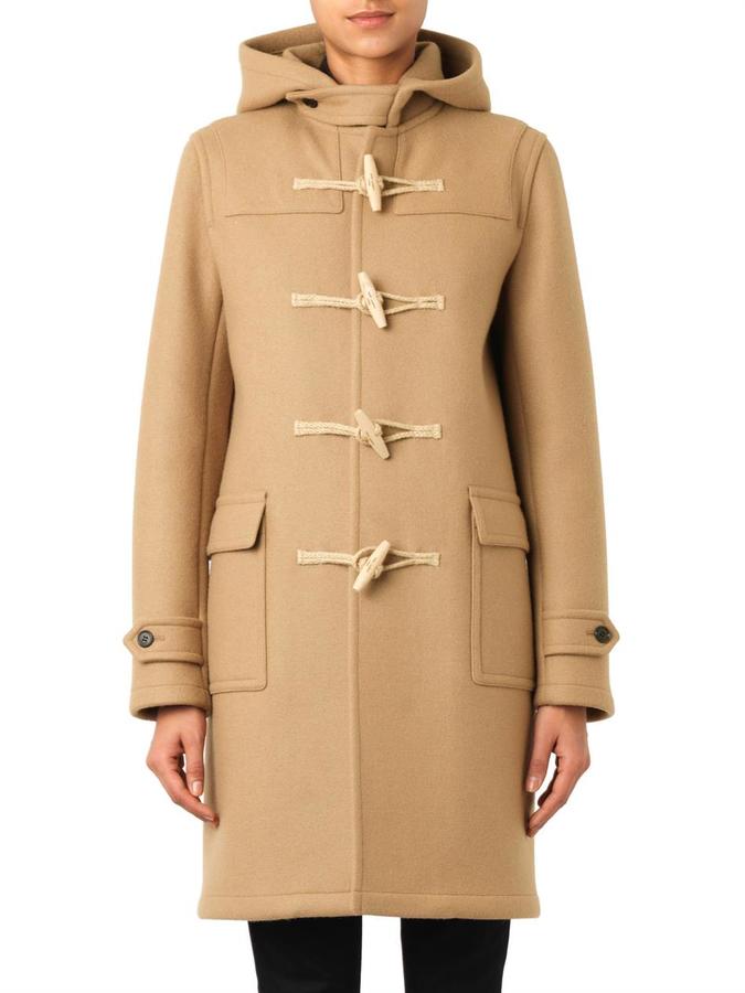 Saint Laurent Hooded Duffle Coat Matchesfashion Com Lookastic