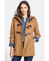 Pendleton Hooded Wool Blend Duffle Coat