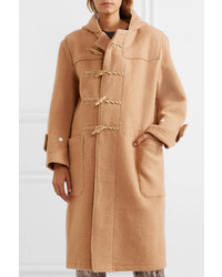 R13 Oversized Hooded Wool Duffle Coat
