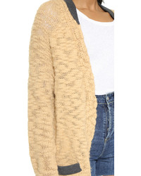 Sea Hand Knit Worn Sweater Coat
