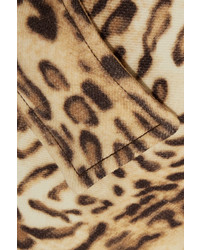 ADAM by Adam Lippes Adam Lippes Leopard Print Wool Gabardine Coat Leopard Print