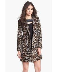BB Dakota Leopard Print Coat