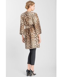 Dolce & Gabbana Dolcegabbana Leopard Print Wool Cashmere Coat