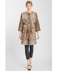 Dolce & Gabbana Dolcegabbana Leopard Print Wool Cashmere Coat