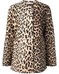 Marni Leopard Print Coat