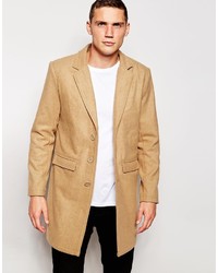 Another Influence Wool Blend Contrast Overcoat