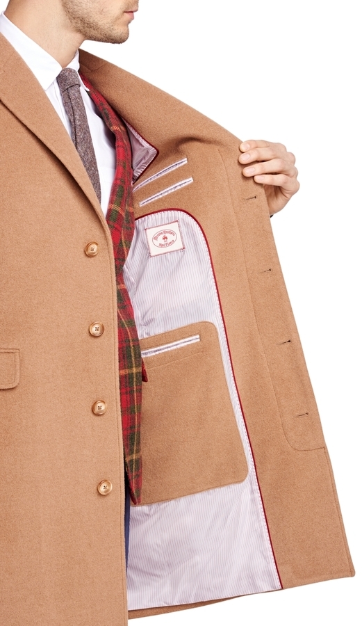 Brooks Brothers Topcoat, $498 | Brooks Brothers | Lookastic