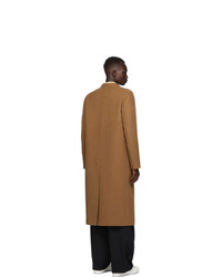 Jil Sander Brown Cashmere Coat