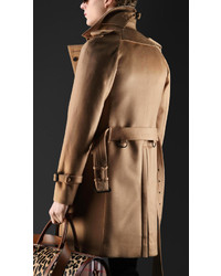 Burberry Bonded Cashmere Trench Coat, $4,195 | Burberry | Lookastic