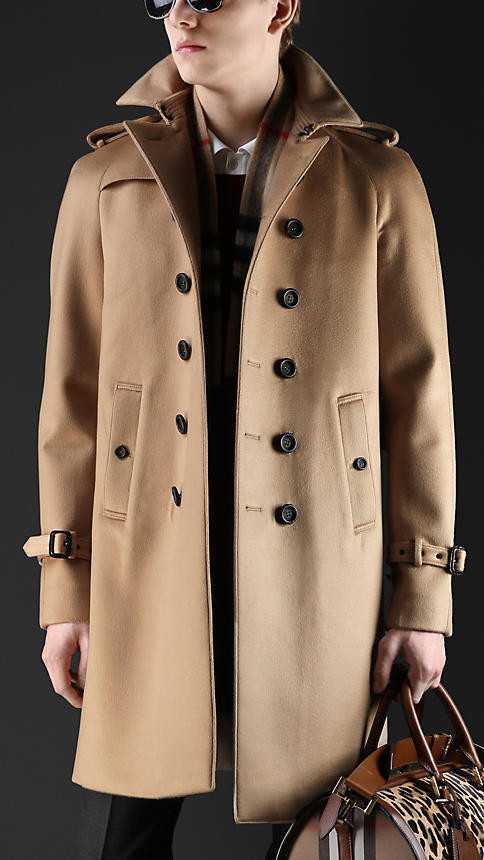 Burberry Bonded Cashmere Trench Coat, $4,195 | Burberry | Lookastic