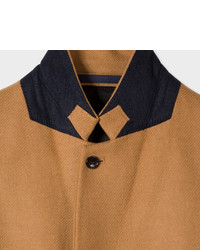 Paul Smith Camel Wool Cashmere Overcoat
