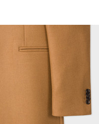 Paul Smith Camel Wool Cashmere Overcoat
