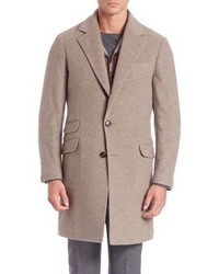 Brunello Cucinelli Cashmere Button Front Overcoat