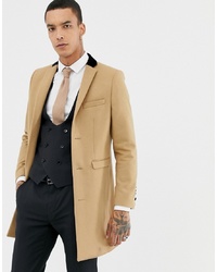 Twisted Tailor Coat In Camel