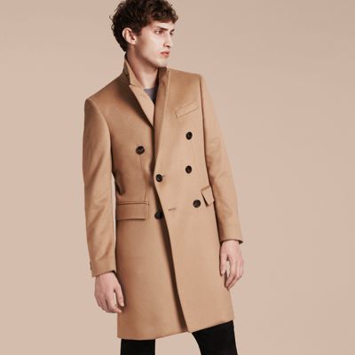 Burberry Double Breasted Tailored Cashmere Coat, $3,295 | Burberry |  Lookastic