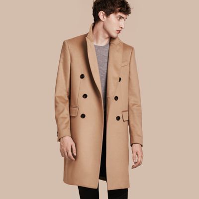 Double Breasted Tailored Cashmere Coat 