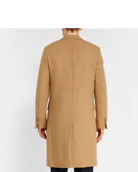 Ami Double Breasted Wool Overcoat
