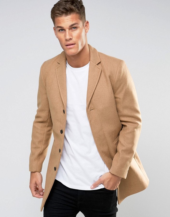 Selected Homme Overcoat, $103 | Asos | Lookastic