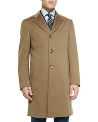 Trussardi Single Breasted Camel Coat | Where to buy & how to wear