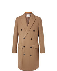 Salle Privée Ives Double Breasted Wool Blend Overcoat
