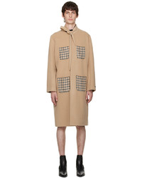 The World Is Your Oyster Khaki Self Tie Coat