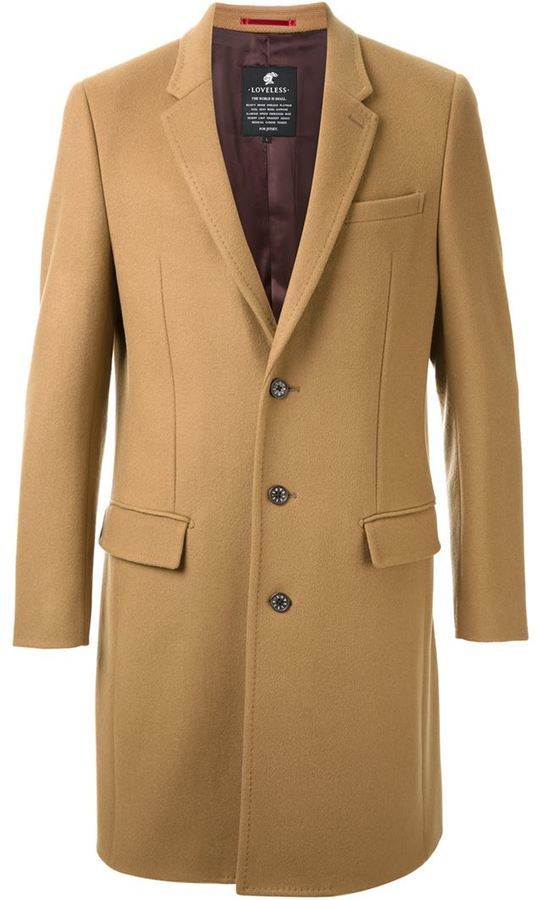 Loveless Classic Single Breasted Coat, $643 | farfetch.com | Lookastic