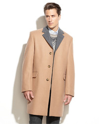 MICHAEL Michael Kors Michl Michl Kors Wool Blend Overcoat With Contrast Collar