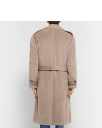 Marc Jacobs Oversized Double Breasted Brushed Woven Coat