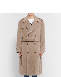 Marc Jacobs Oversized Double Breasted Brushed Woven Coat