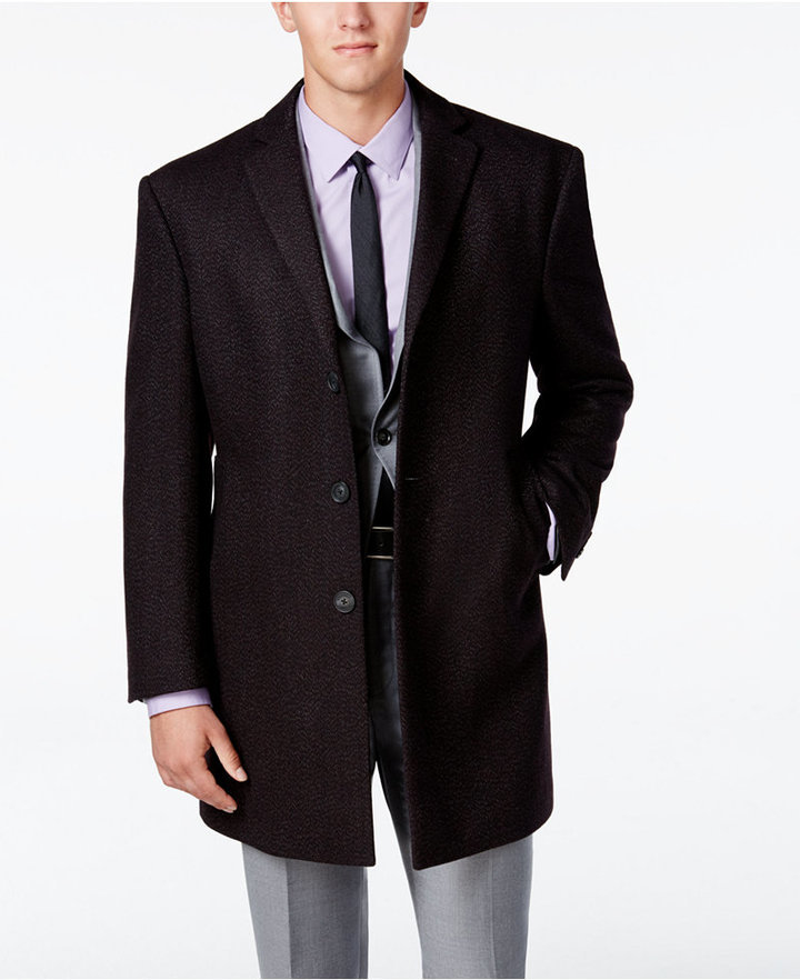 Calvin Klein Prosper X Fit Overcoat, $350 | Macy's | Lookastic