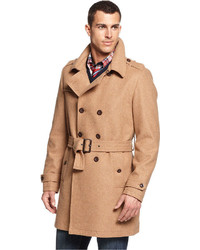 Tommy Hilfiger Savile Wool Trench Coat