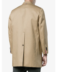 Thom Browne Silk Single Breasted Two Button Overcoat