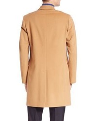 Paul Smith Single Breasted Wool Cashmere Coat