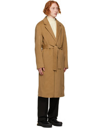 Solid Homme Tan Oversized Robe Coat