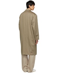 Lemaire Taupe Wool Coat