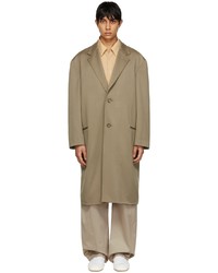 Lemaire Taupe Wool Coat