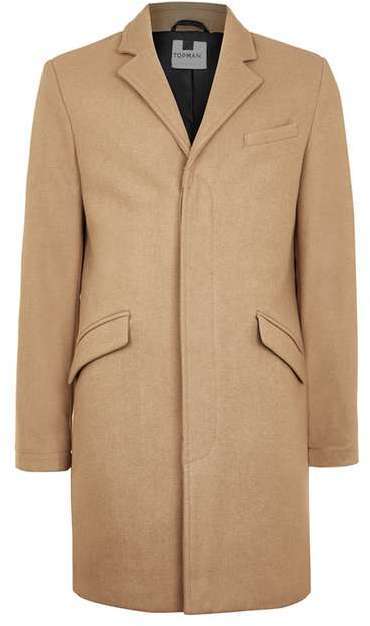 Topman clearance camel coat