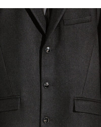 H&M Wool Blend Coat Black