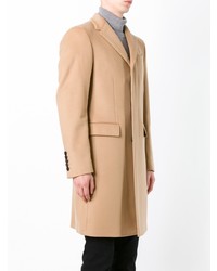 Burberry Wool Cashmere Tailored Coat Nude Neutrals