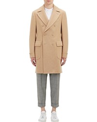 Lardini Wooster Double Breasted Coat Nude