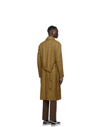 Wooyoungmi Yellow Plaid Long Coat